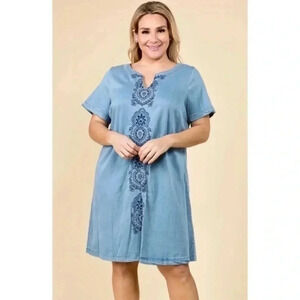 Westport embroidered tencil dress 8